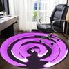 1pc Spiral Art Chair Carpet for Office - Durable, Ideal for Chair Mats, Stylish & Functional Decorative Rug yy260130045