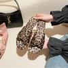 Women's Slippers, Flat Shoes, Summer 2024 New Hot Selling Round Toe Leopard Print, Fashionable and Sexy Women's Slippers Slip On