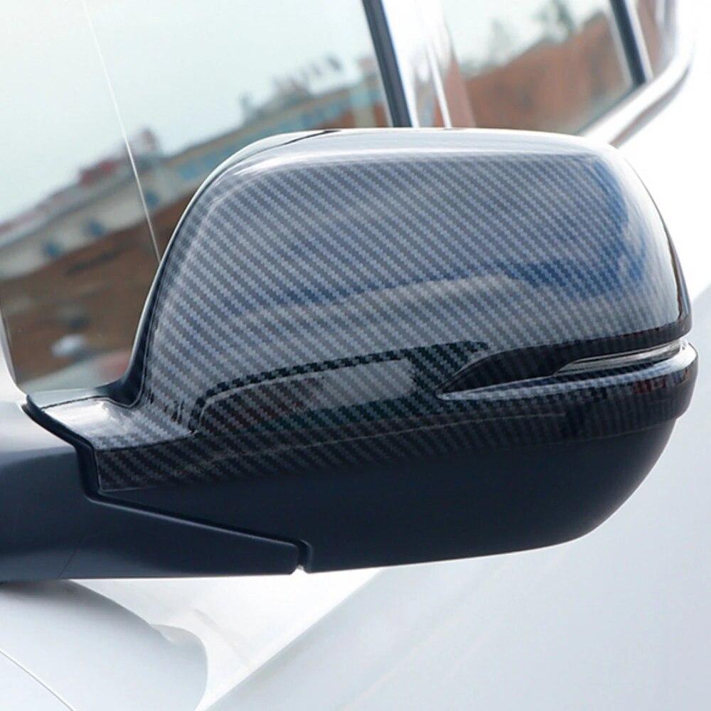 For Honda CRV CR-V 2017- Car Rearview Side Mirror Cover Wing Cap Sticker Exterior Door Rear View Case Trim Carbon Fiber Auto