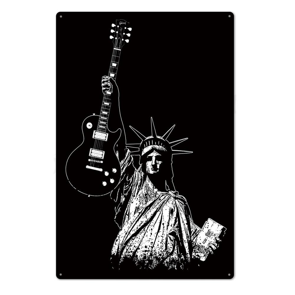 Оловянная вывеска в стиле рок-н-ролл, винтажная металлическая табличка, металлический винтажный металлический плакат, ретро-рок, Настенный декор для бара, паба, клуба, мужская пещера 20x30