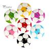 50Pcs Round Shape 2 Holes Soccer Football Wooden Button for Sewing Scrapbooking