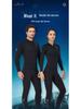 2MM Men's & Women's Long Sleeve Split Top Diving Suit - Thickened for Cold Protection, Ideal for Swimming, Snorkeling, Surfing.
