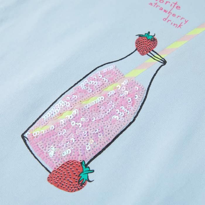 T-shirt pour enfants bleu doux 92/104/116/128/140