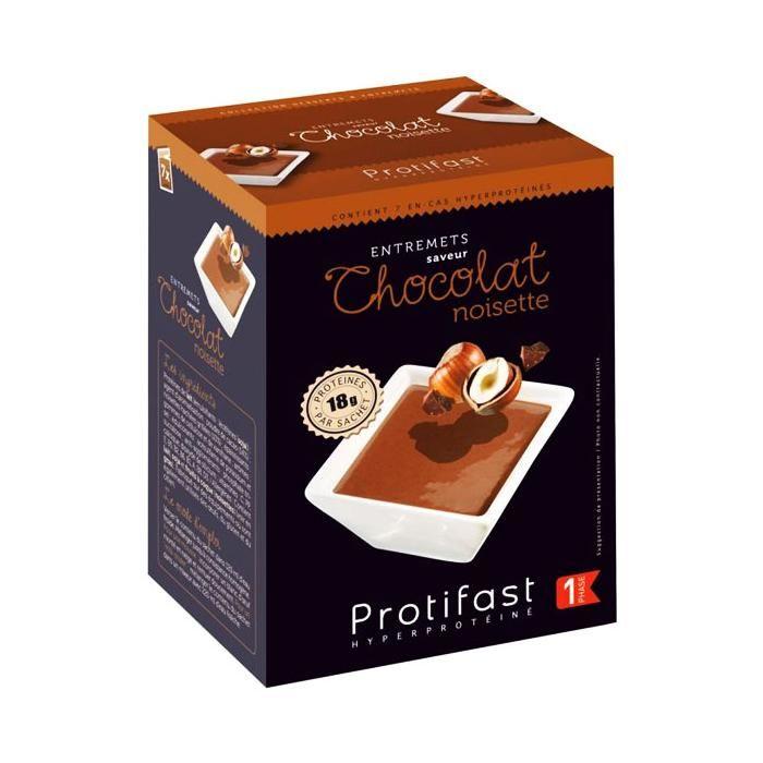 Protifast Entremet Hyperprotéiné Chocolat Noisette 7 Sachets