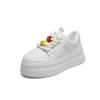 Thick-soled Heightening Little White Shoes Women's Spring New Leather Small Casual Shoes Lightweight Breathable Sports Board Shoes