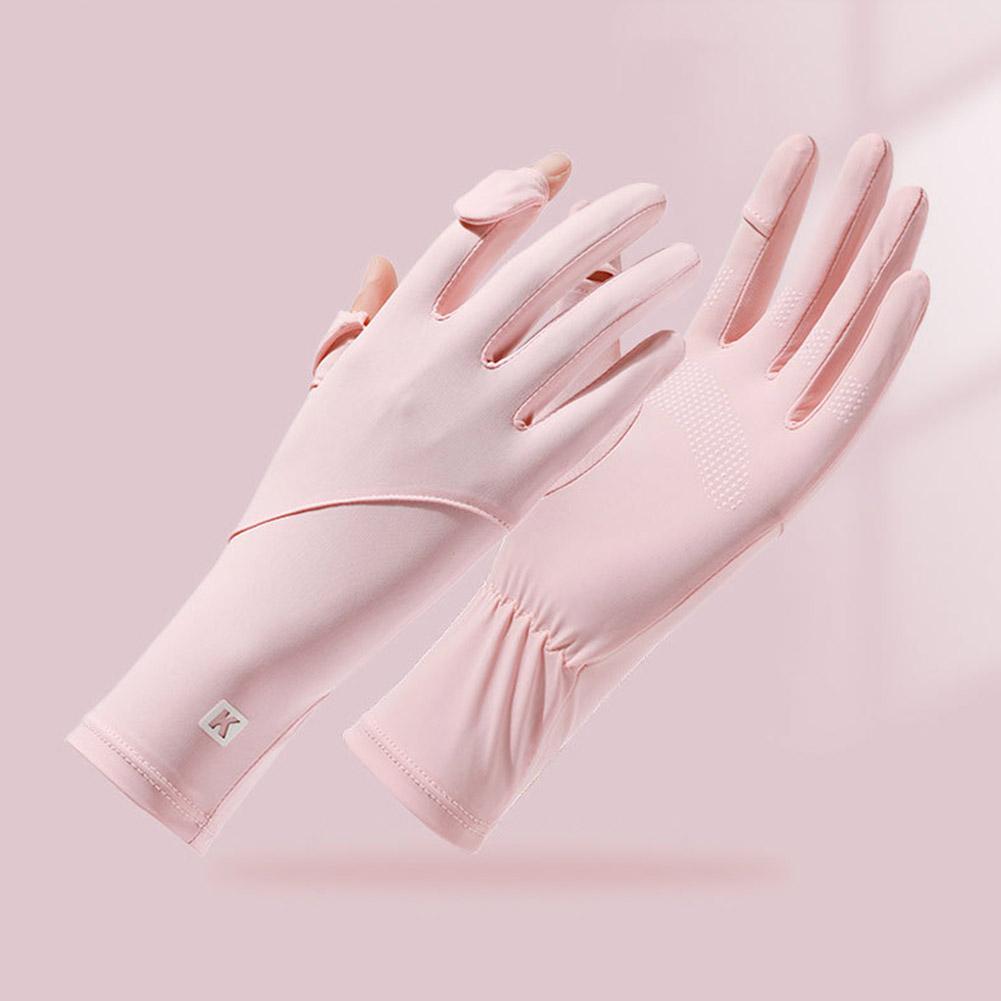 1 пара летних легких дышащих солнцезащитных перчаток для вождения с защитой от ультрафиолета для езды на велосипеде на открытом воздухе D7M6