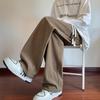 Men's Heavy American Corduroy Pants: Autumn/Winter Velvet-Lined, Trendy Loose Straight Wide-Leg Trousers