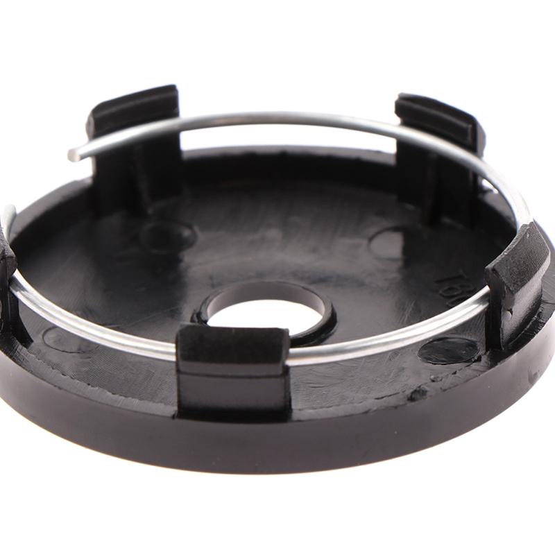 4 шт./лот 60 мм подходит для 65 мм логотип черный пластиковый автомобильный центральный колпак ступицы комплект автомобильный обод ступицы колпаки автомобильный стайлинг аксессуары