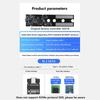 Корпус для M.2 NVMe SSD 10 Гбит/с, корпус для PCIe SSD, портативная коробка для M.2 NVMe PCIE NGFF SATA протокола SSD, металлический внешний адаптер