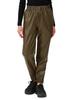Double Standard Clothing ОСНОВНЫЕ брюки с защипами из искусственной кожи, женские, хаки, 2506-190-233