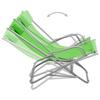 2 Pack Swing Chairs Steel Green