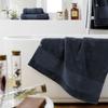 Drap de douche "Garance" 70 x 130 cm / 100% Coton Bio / 600 gr/m² l'Effet Papillon - Garance Minuit