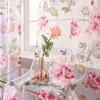 Прозрачные тюльные занавески для окон, цветочные украшения для дома, занавески с вуалью в виде пиона, занавески для гостиной