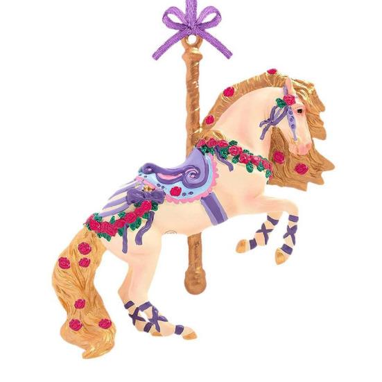 Лошадь Рождественское украшение Акриловые украшения в виде лошади для рождественской елки Подарки для женщин