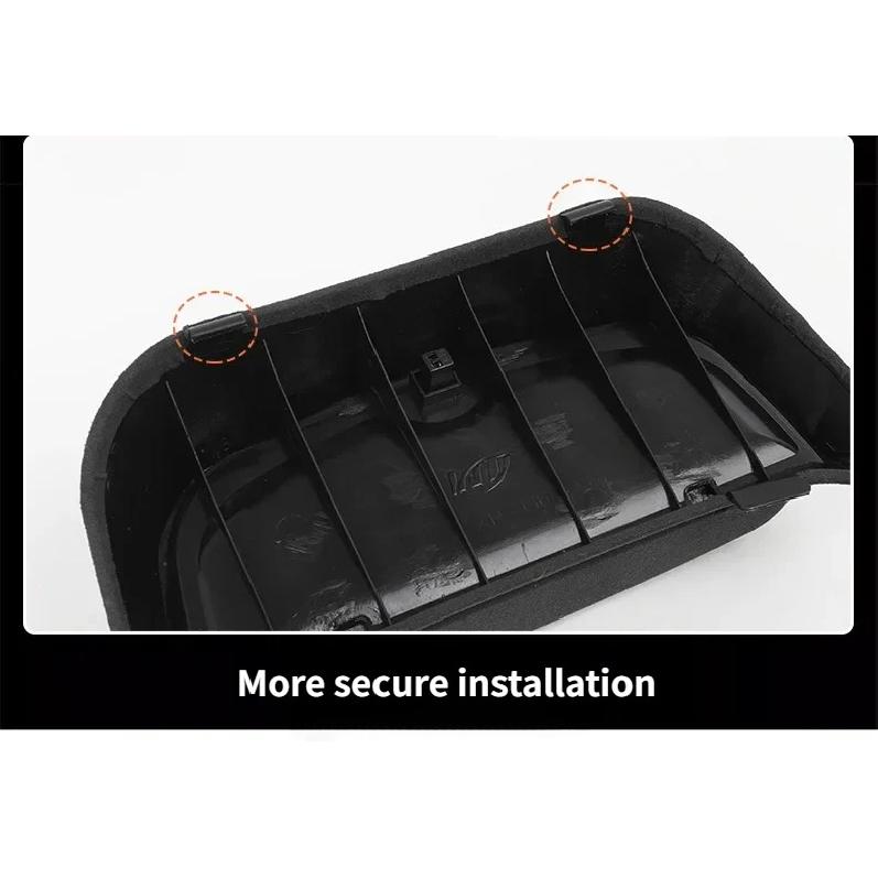 Car Glasses Box Suede Sunroof Sunglasses Case Glasses Storage Holder Car Interior Accessories For Xpeng G6 2023 2024