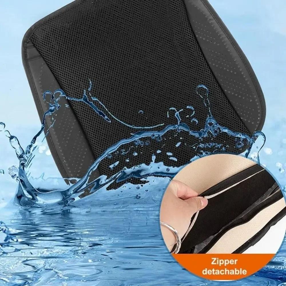 with 8/5 USB Fans Car Ice Silk Seat Cushion Fast Blowing Car Seat Cooling Pad Office Chairs