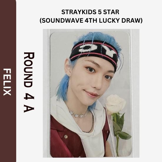 Stray Kids Фотокарточки с 5 звездами счастливого розыгрыша