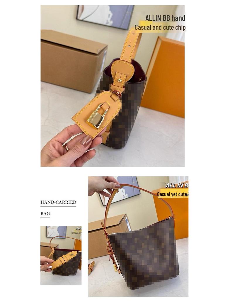 Allinbb 2025 Ретро Сумка с Цветочным Принтом - Универсальная Сумка на Одно Плечо для Женщин