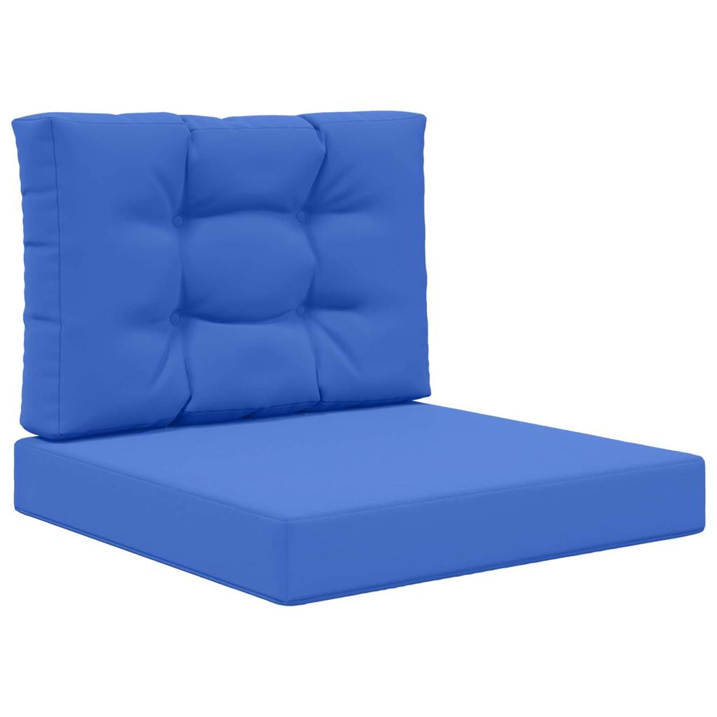 Outdoor Sofa Cushions 2 pcs Royal Blue Polyester