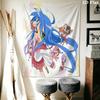 Lucky Star Wall Tapestry Aesthetic Wall Hanging Printed Fabric Blanket Decorative Tapestries for Bedroom Living Room Home Decor