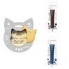 Cat Embossed Biscuit Kit + 2 Brown and Midnight Blue Chocolate Pens