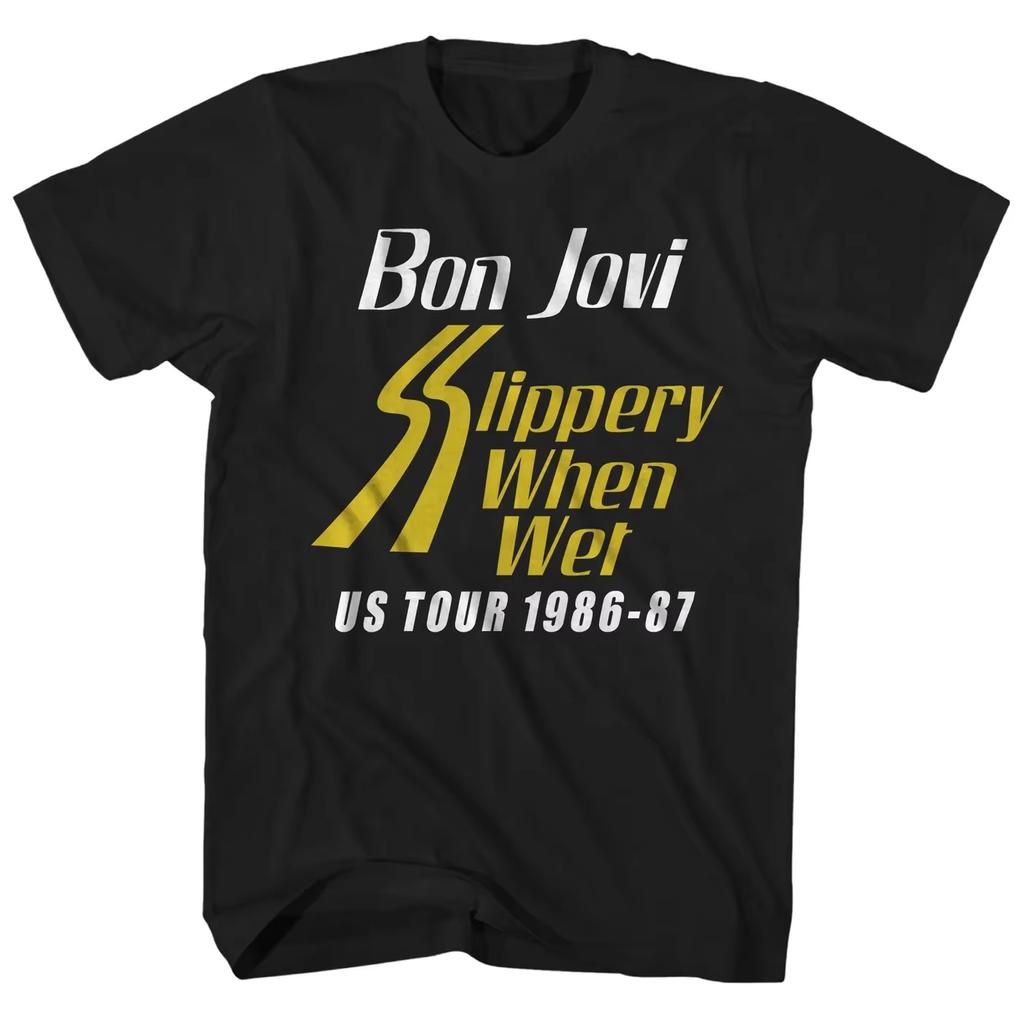 New 2026 Bon Jovi TShirt SSW Tour Bon Jovi Shirt Unisex Women Short Sleeves Streetwear Cotton High Quality Male Female Clothing