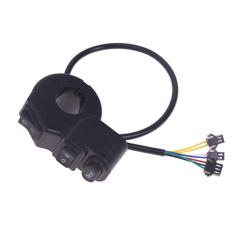 Переключатель мотоциклетный 3 в 1 Dc12V Фары квадроцикла Поворотник Сигнал Кнопка включения/выключения Для мотоцикла Скутера Электромобиля Мото Руль