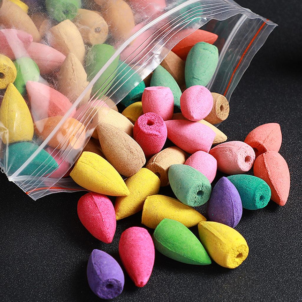 Backflow Incense 140 Backflow Incense Cones For Incense Burner ( And Floral Natural)