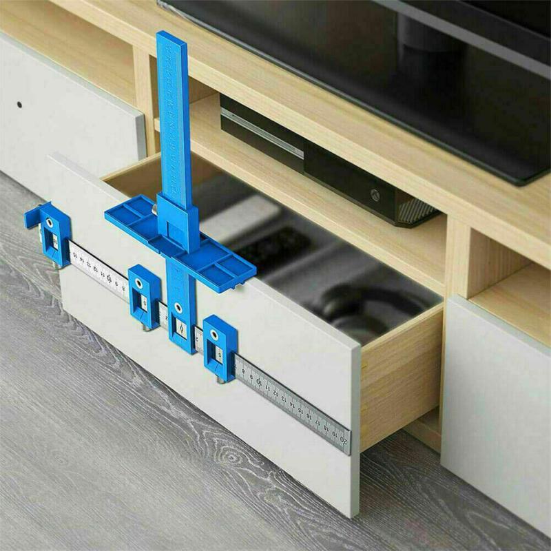 Фурнитура для шкафа, регулируемый пуансон, локатор, ручка, шаблон, инструменты, износостойкость, точность 1 мм