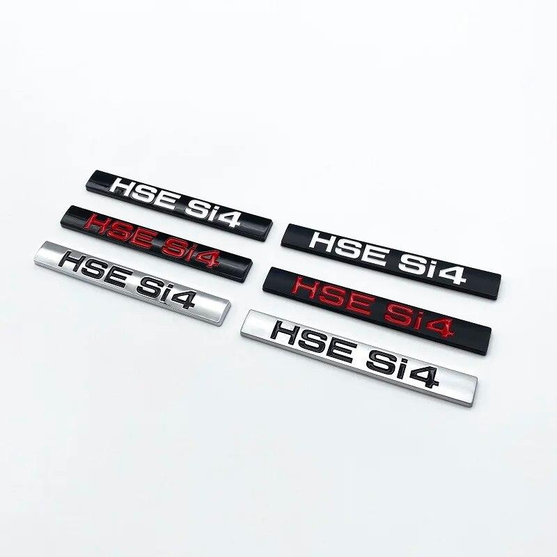 3D ABS буквы HSE Si4 Edition эмблема для Range Rover, значок багажника автомобиля, наклейка с логотипом, хром, серебристый, черный, красный