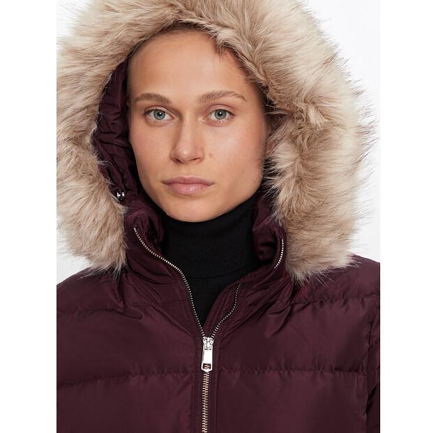 Пуховик Tommy Hilfiger WW0WW43600 фиолетовый Regular Fit