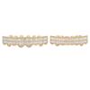 GoldPlated Brass Hip Hop False Teeth Set Halloween Festival Teeth Decoration Brace(Gold )
