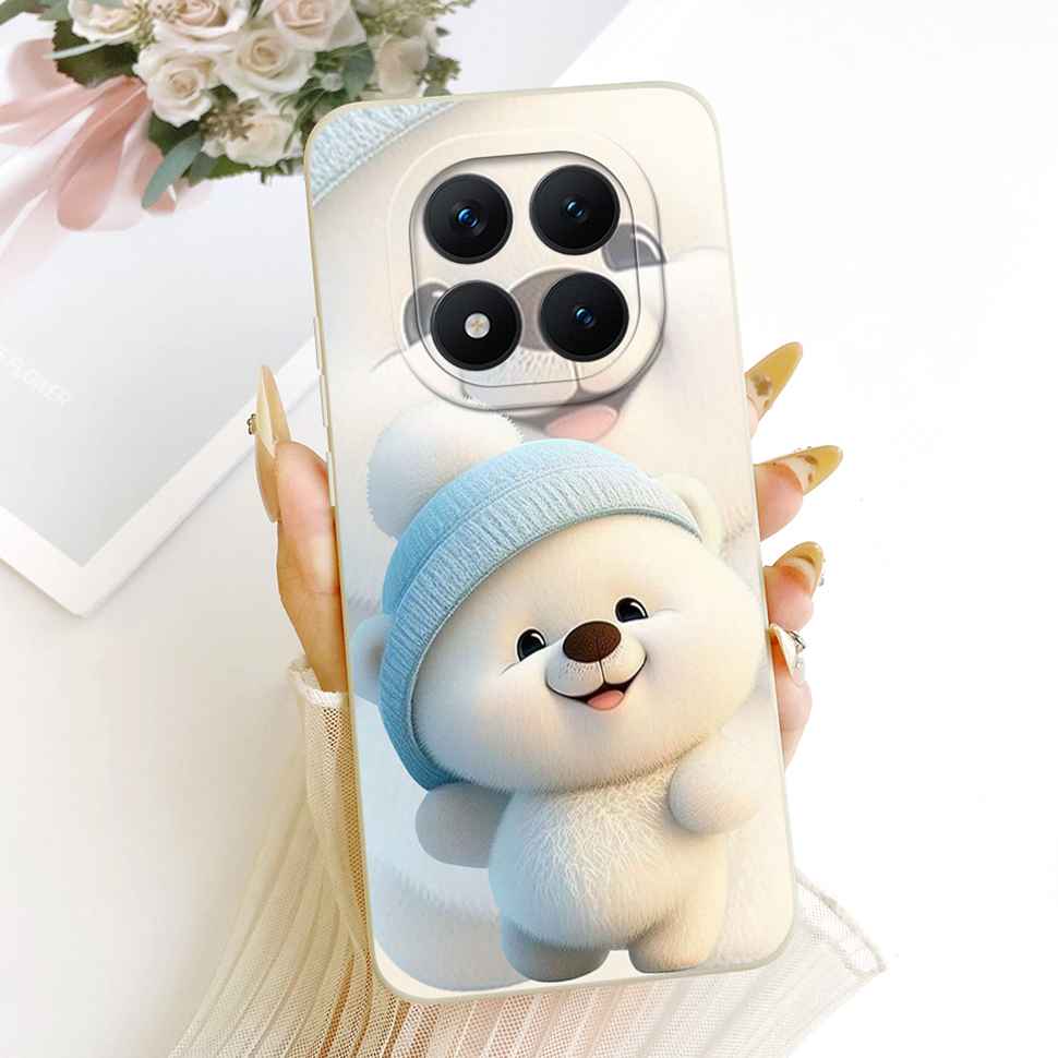 Мультяшный Чехол-Кролик Для Redmi Note 15 Pro Чехол Милый Мягкий Чехол Для Телефона Для Xiaomi Redmi Note15 Note 15 Pro 5G Capa Fundas