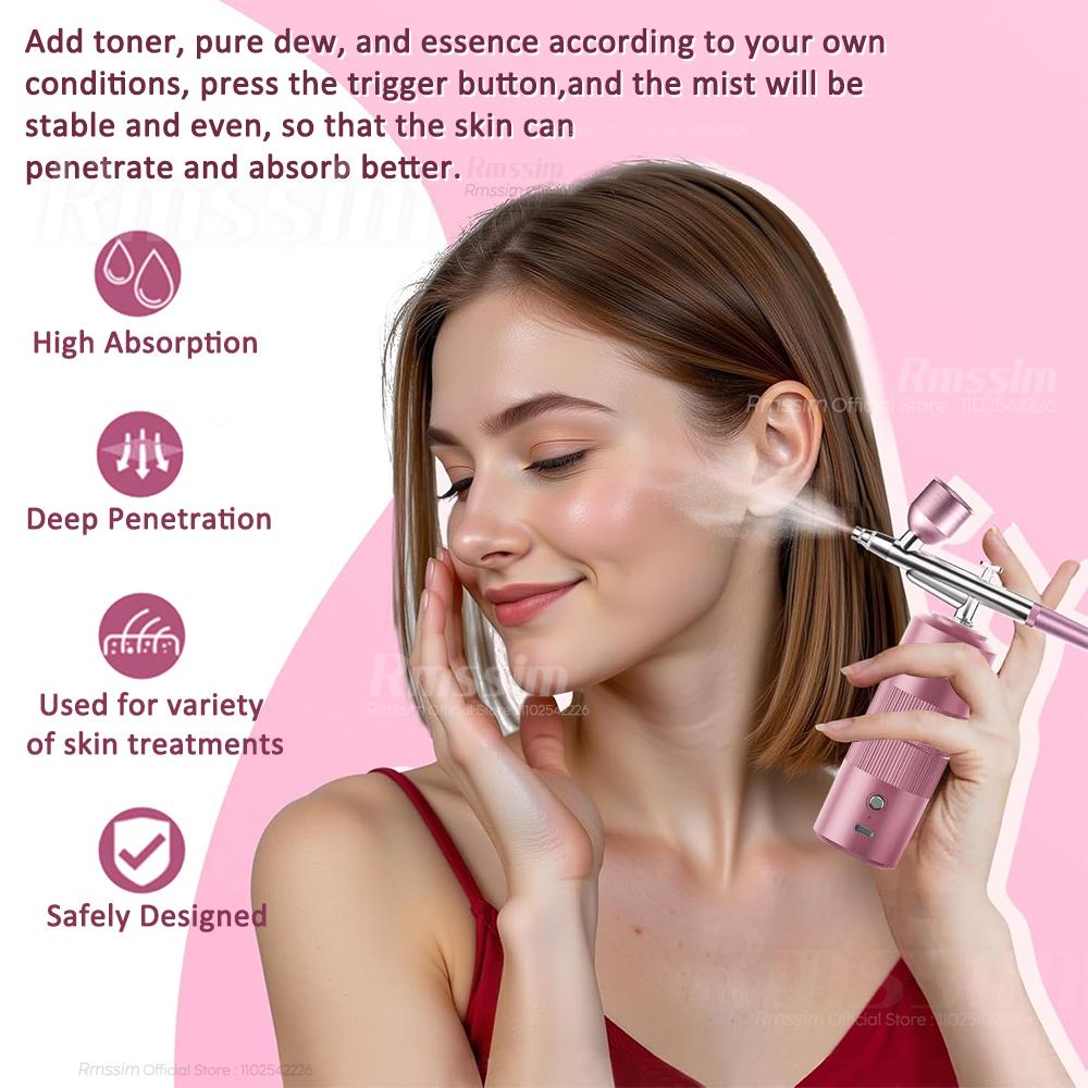 Аэрограф для ногтей с компрессором Портативный Аэрограф для дизайна ногтей Компрессор для ногтей Покраска тортов Поделки Набор для аэрографа Спрей для ногтей