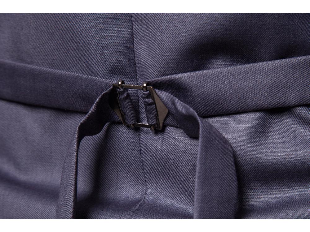 Мужской двубортный жилет в европейском стиле — коллекция осень/зима 2018 г.