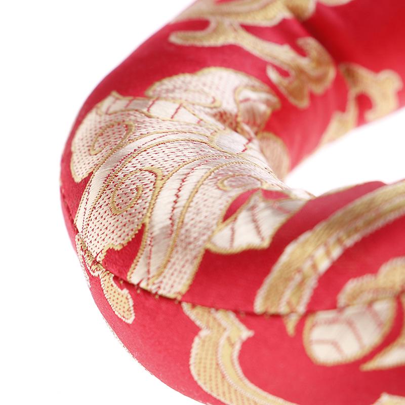 Гималайский молотковый поющий чашный коврик с золотой вышивкой для исцеления чакр
