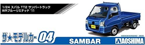 Аошима Бунка Кёзай (АОСИМА) 1/24 Серия Модель автомобиля №. 4 Subaru TT2 Sambar Truck WR Blue Limited 2011 Пластиковая модель