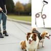 Double Dog Leash 360-degree Swivel Tangle-free Dual Dog Leash Walking Training Lead Splitter for Medium And Large Dogs
