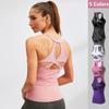 Women's Yoga Tank Tops Sports Shirt Gyms Sleeveless Vest Fitness Fitness Gyms Bodybuilding Clothing Tops