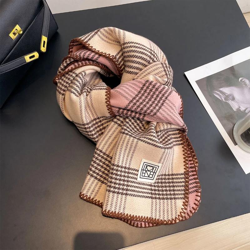Minimalist New Scarf for Autumn and Winter High-end Feeling Age Reducing Couple Student Scarf