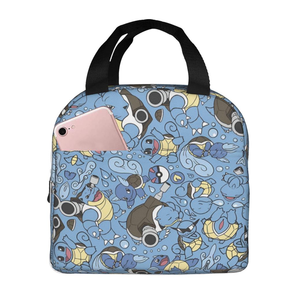 Custom S-Squirtles Lunch Bag Women Thermal Cooler Insulated Lunch Boxes for Adult Office