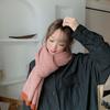 New Scarves Women Popular Winter Female Hot Selling Casual Daily Fashion Shawl Students Lovely Korean Version All-match Vintage