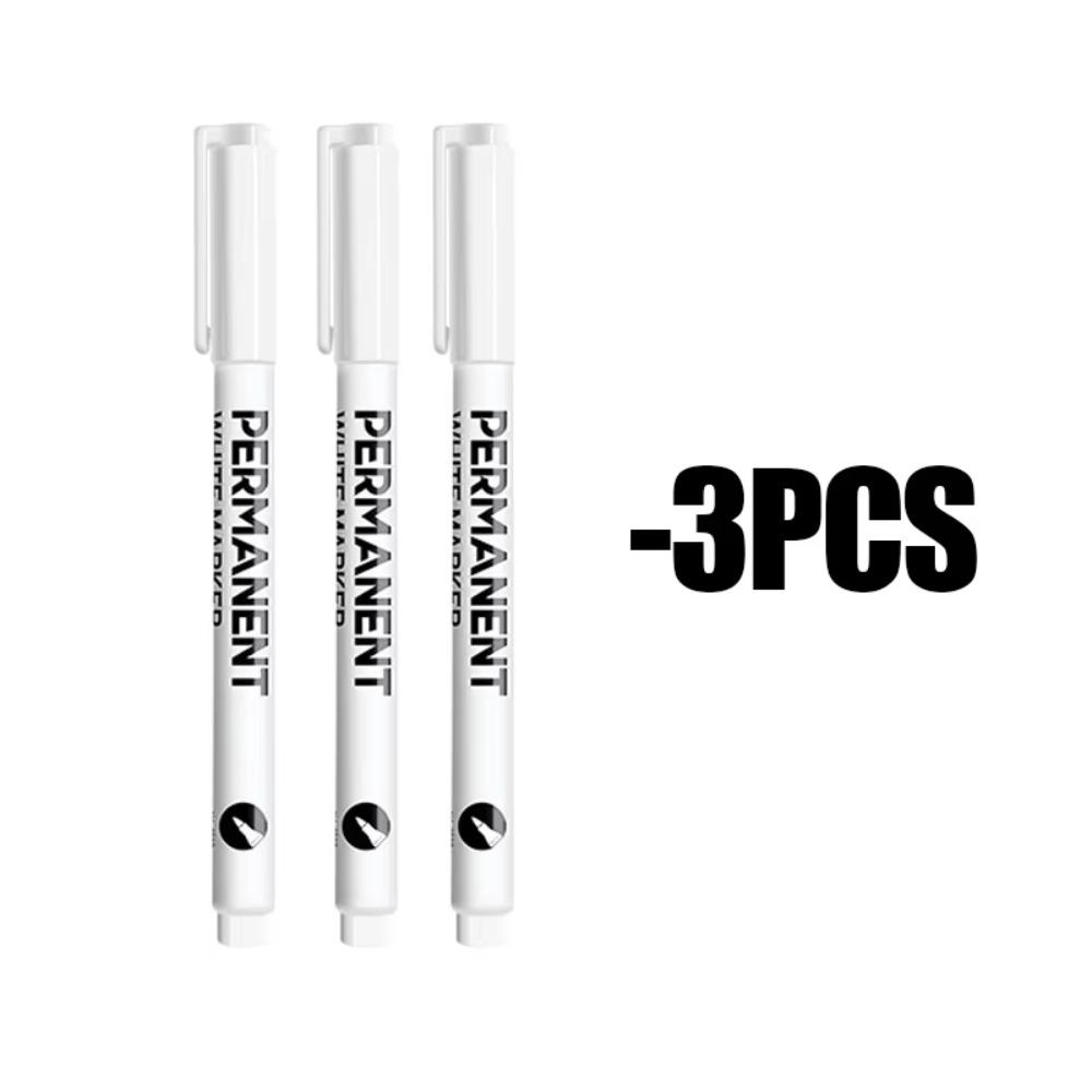 3/6Pcs Oil-Based Paint Marker Waterproof Highlight Marker Art Writing Paint Pens DIY Painting