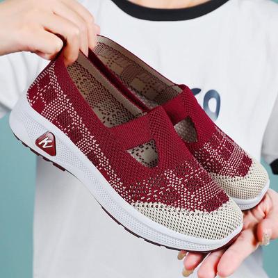 Весенне-осенние женские дышащие тканевые слипоны: Удобный мамин стиль