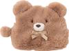 Fluffy Furry Plush Bear Small Item Pouch, Design, Holder, Mimi, 172-7906A2