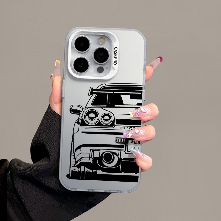 Крутой чехол для телефона JDM Dream Car для iPhone 16 Pro 15 Pro Max 14 13 12 11 XS 14 Pro Max 16 Plus 14Pro 12Pro Мягкий чехол