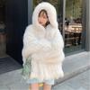 Women Fashion Winter False Fur Coat Korean Style Cotton Padded Clothes Thickened Coats