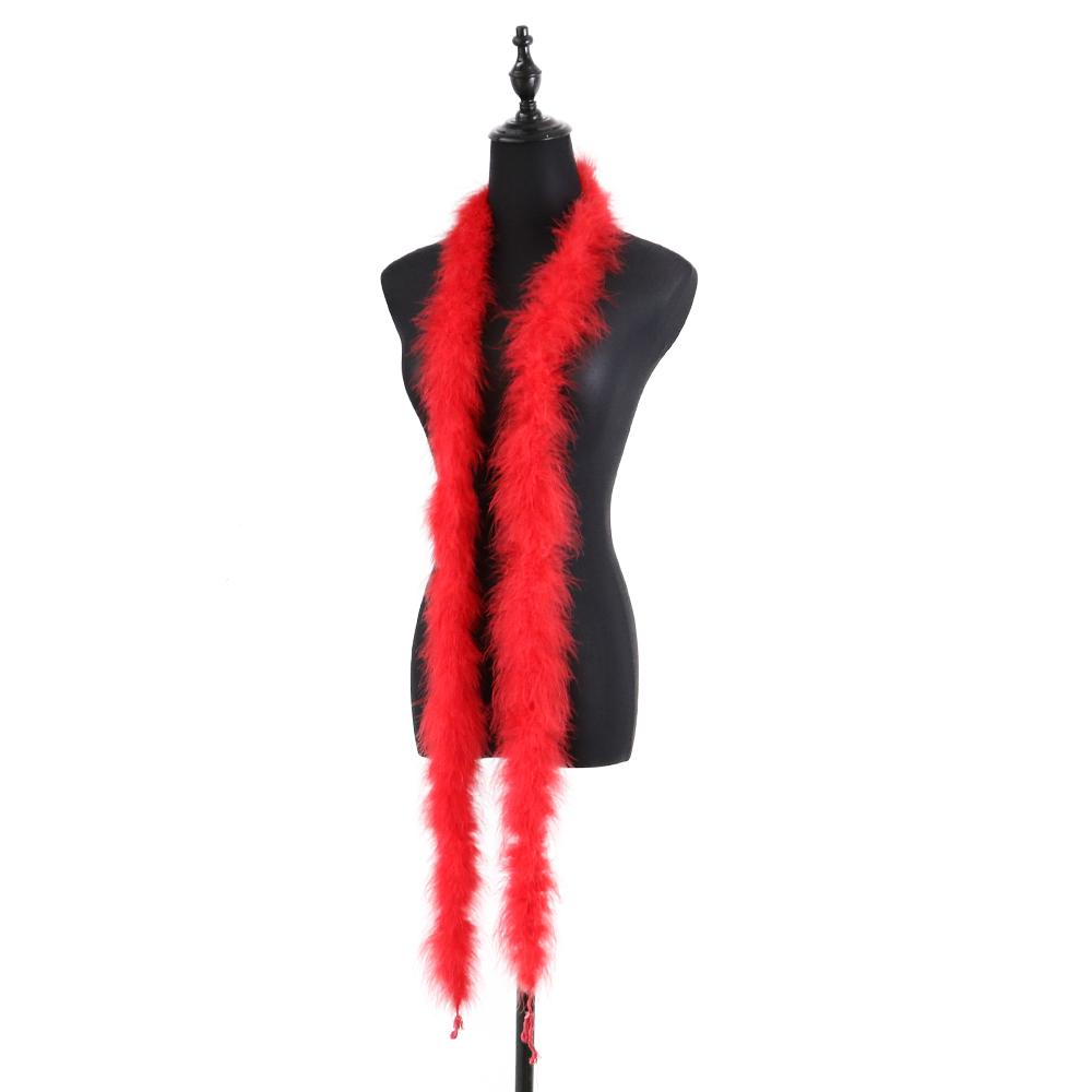 2Meters Colorful Marabou Turkey Feathers Boa 20G High Quality Plumes Shawl For Home Party Wedding Dress Decoration Feather Scarf