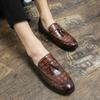 Classic Men's Casual Loafers Driving Shoes Moccasin Fashion Male Comfortable Autumn Leather Shoes Men Lazy Tassel Dress Shoes