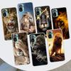 Lion Alpha Male Cub Phone Case For Xiaomi Redmi Note 10 Pro Max 10S 9 9S 9T 8 8T 11T 11S 11 5G 11E 7 6 5 4X Coque Cover